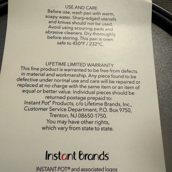 Instant Pot Springform Pan NEW - Picture 4 of 4